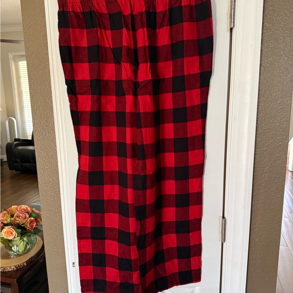 NWT Target Red and Black Buffalo Plaid Pajama XL Pants